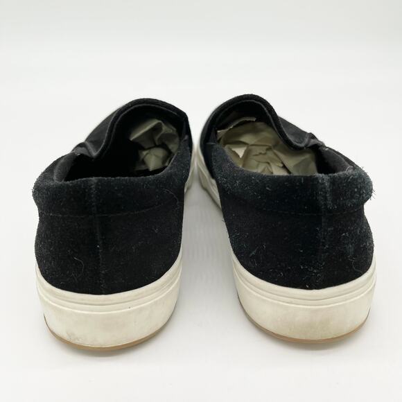 Steve Madden Womens Size 8.5 Suede Slip On Coulter Sneakers Minimalist Classic - Picture 4 of 9